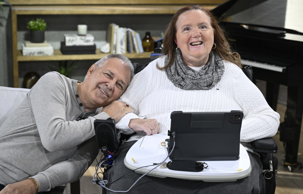 Jocelyn Théorêt and Chantal Lanthier during an interview with Salut Bonjour on November 24, 2025.